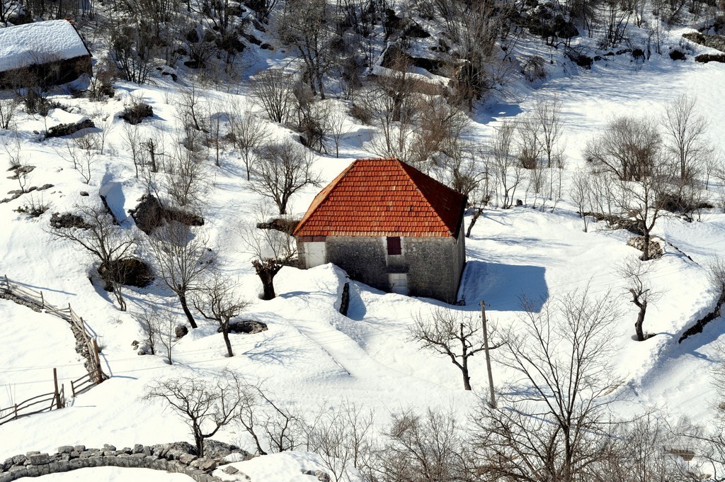 Зима в горах, Негуши в феврале, Черногория