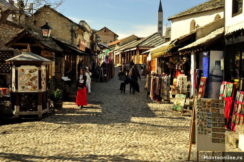 Улочки на восточном берегу Неретвы, иначе называемом мусульманским кварталом